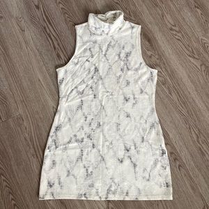 Snakeskin White Tunic
